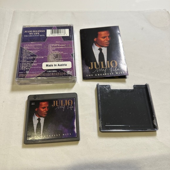 Julio Iglesias MiniDisc My‎ Life The Greatest Hits Album Vol 1 Columbia Music